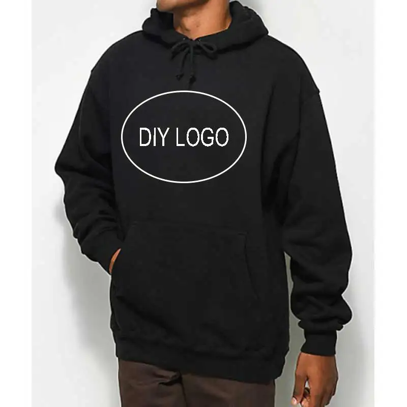 Custom Hoodies Mens Logo Text Photo Print Wholesale diy sweatshirt