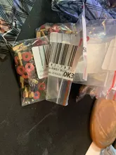 Elevador de placa base dorada + tornillos plateados, arandelas rojas de ordenador de 6,5mm 6-32-M3, alta calidad, 10 Uds.