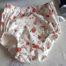 Pantalones de entrenamiento de algodón de 6 capas para bebé, bragas, pañales de tela reutilizables, pañales para niños, ropa interior impermeable para bebé, lavable