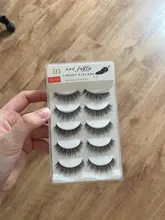 Fake Eyelashes Makeup Daily Natural Thick HBZGTLAD 5-Pairs Handmade 3D