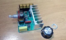 Dimmers SCR Voltage-Regulator Motor-Speed-Controller Temperature-Insurance 0-220V 4000W