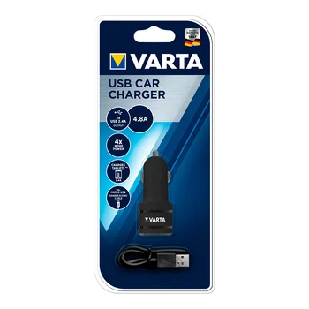 

ADAPTER CHARGER VARTA FOR CAR 2 USB