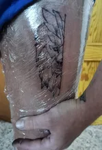 Kit de máquina profesional de tatuajes con fuente de alimentación, bolígrafo rotativo, con cartuchos de agujas, para maquillaje permanente, cejas, micropúas