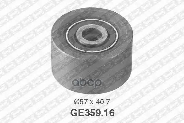Ge359.16_ролик Обводной Ремня Грм! Citroen C3, Peugeot 206/307 1.6 16v 98 Ntn-Snr Ge35916 NTN-SNR арт. GE35916