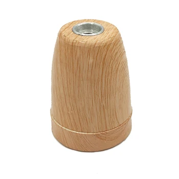 

Porcelain lampholder thread E27 imitation wood