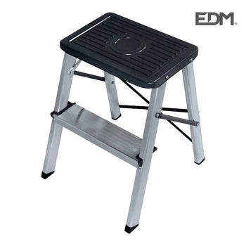 

ALUMINUM STOOL 2 STEPS ACCORDING TO UNITES IN 14183 EDM