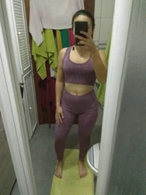 Conjunto de Yoga sin costuras para mujer, ropa deportiva de entrenamiento, gimnasio, Top corto de manga larga, Leggings de cintura alta, trajes cortos, 2/3/5 Uds.