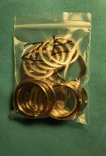 Anillos de gancho de Metal de 1,5x25mm para fabricación de llaveros, 20 Uds. Tecla dividida, joyería hecha a mano, conectores, accesorios de alta calidad