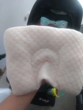 Almohada adaptable a la forma de bebés para recién nacidos, cojín de protección del cuello para niños pequeños, previene la cabeza plana, nido de sueño, almohada antirollo