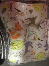 Enfermería almohada para bebé recién nacido dormir apoyo cóncavo de dibujos animados almohada impreso forma cojín previene la cabeza plana