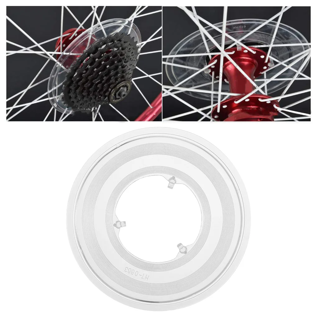 1pc Bike Wheel Spoke Protector Guard Disc Guard Bike Cassette Freewheel Protection Cover 135mm