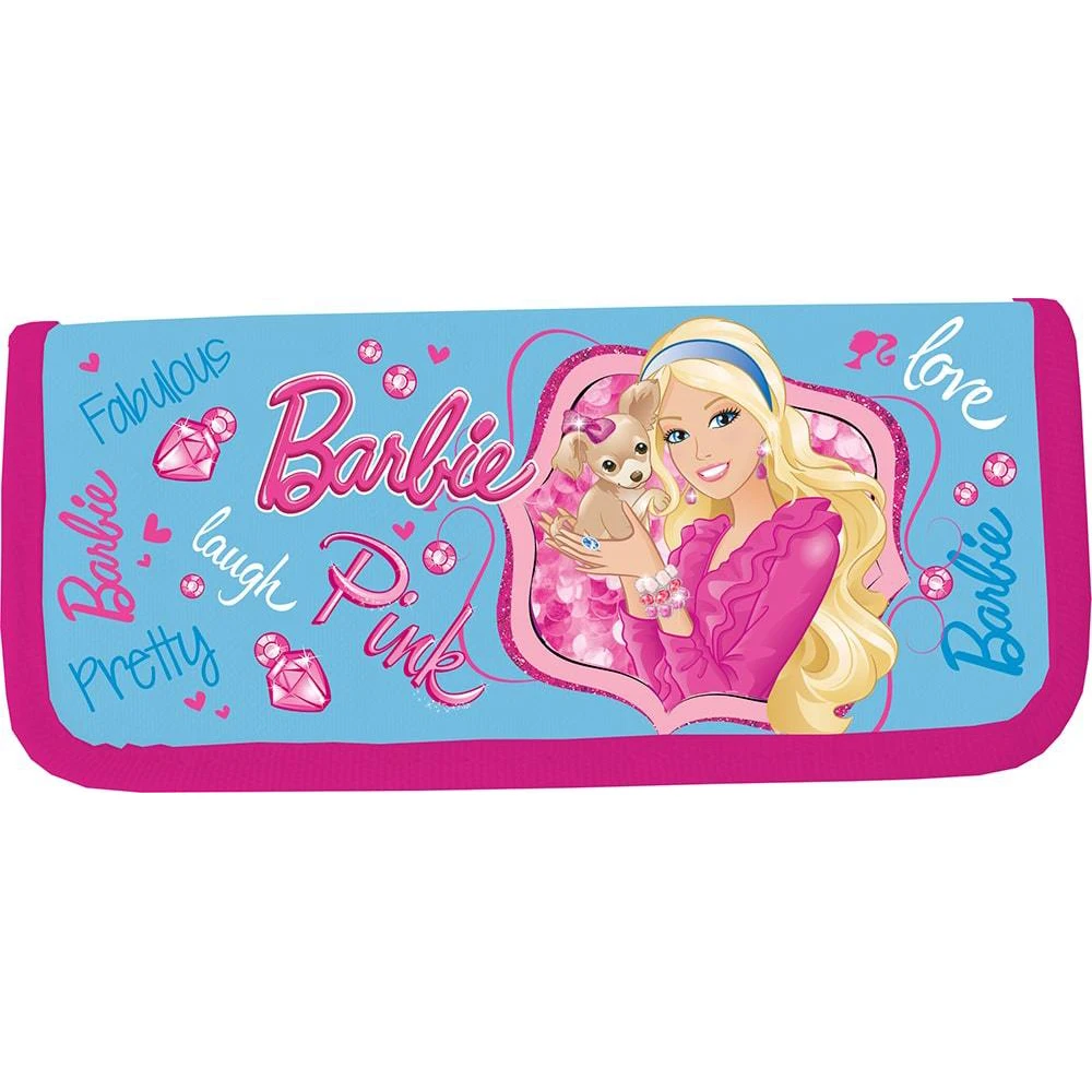 Пенал Barbie жесткий ламинированный - Цвет: Небесно-голубой