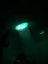 Cabezal de ducha con cambio de Color, luz Led brillante, automático, cambio de 7 colores, ahorro de agua, decoración de baño de ducha