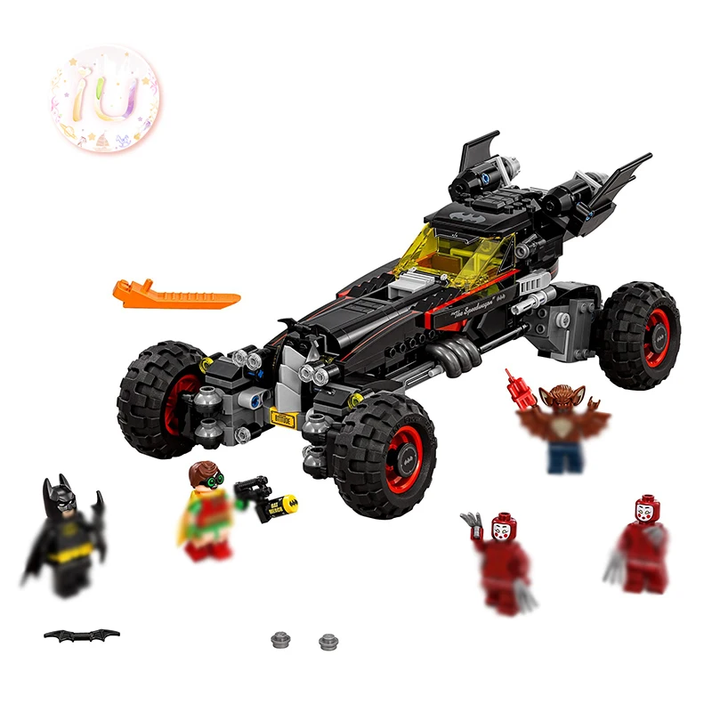 

legoings BELA 10634 Super HeroThe Batmobile Building Blocks Educational Birthday Gifts Toys For Children 611Pcs Compatible 70905