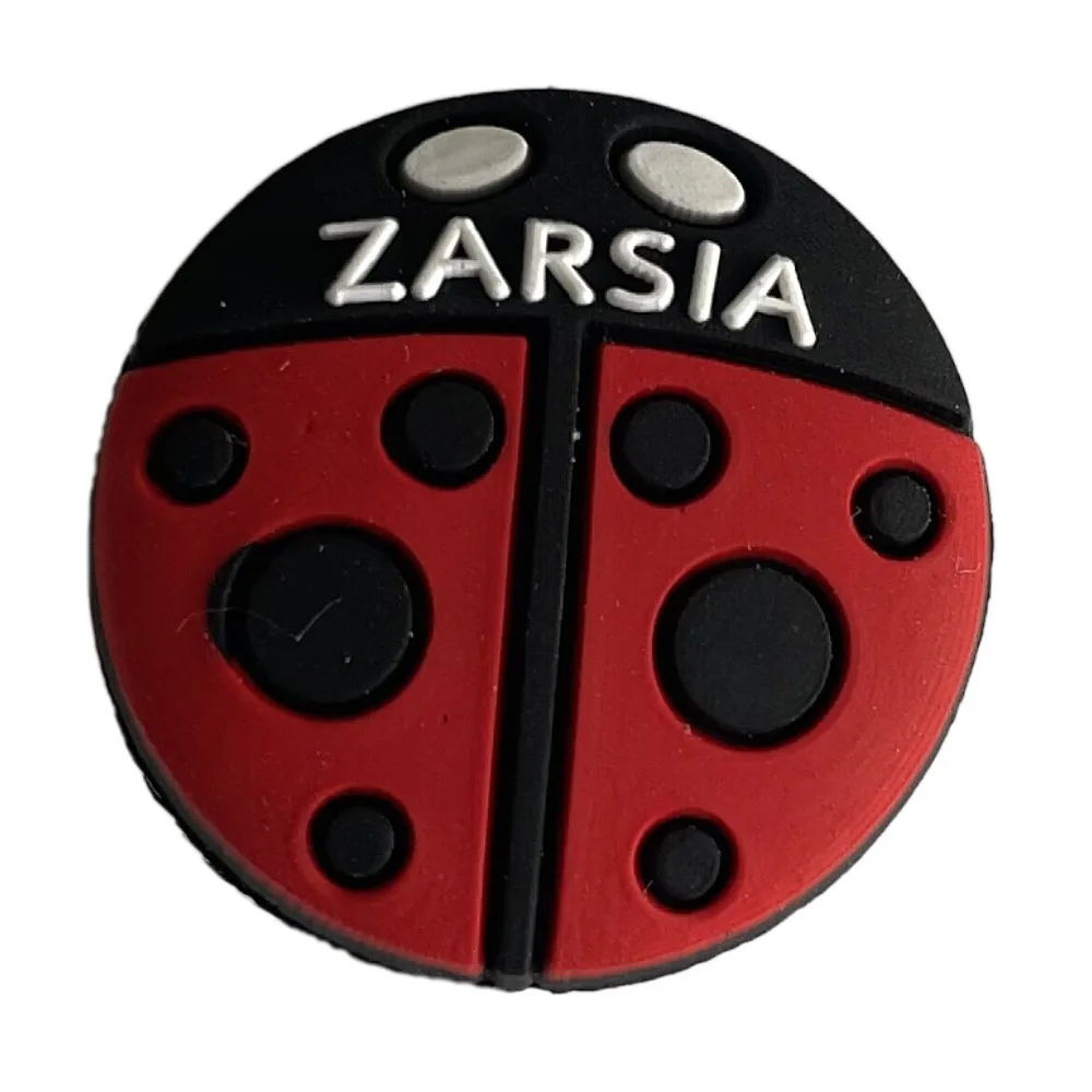 2Pcs Retail NEW ZARSIA Cartoon Silicone Tennis Damper Shock Absorber to Reduce Tenis Racquet Vibration Dampeners