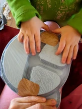 Vajilla de oso de dibujos animados para bebé, plato, cuchara, tenedor, para alimentación, entrenamiento, paja de trigo, anticalor