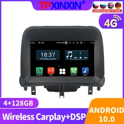 Radio Multimedia con GPS para coche, reproductor con Android 10, 128G, grabadora de vídeo, accesorios, DVD, 2Din, para Ford Tourneo 2014   2016