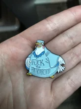 Lapel Pin Hen-Brooches-Bag Jewelry Feminist-Badge Gender-Equality Enamel-Pin Custom F-The-Patriarchy