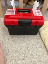 Caja de Herramientas para niños, Kit de herramientas de reparación de simulación de ingeniería, taladro eléctrico, destornillador, caja de juguete