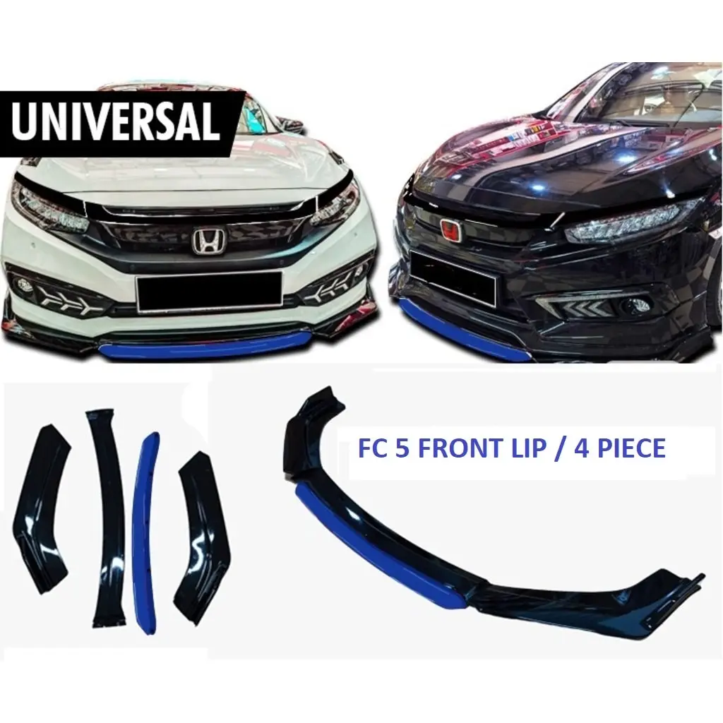 Передний бампер для Honda Civic 2016 2017 2018 2019 FC FC1 FC2 FC5 4 шт. аксессуары кузова 1.