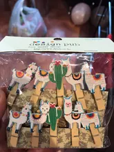 10 unids/lote Original creativo de decoración del hogar Clip de madera para los regalos de los niños