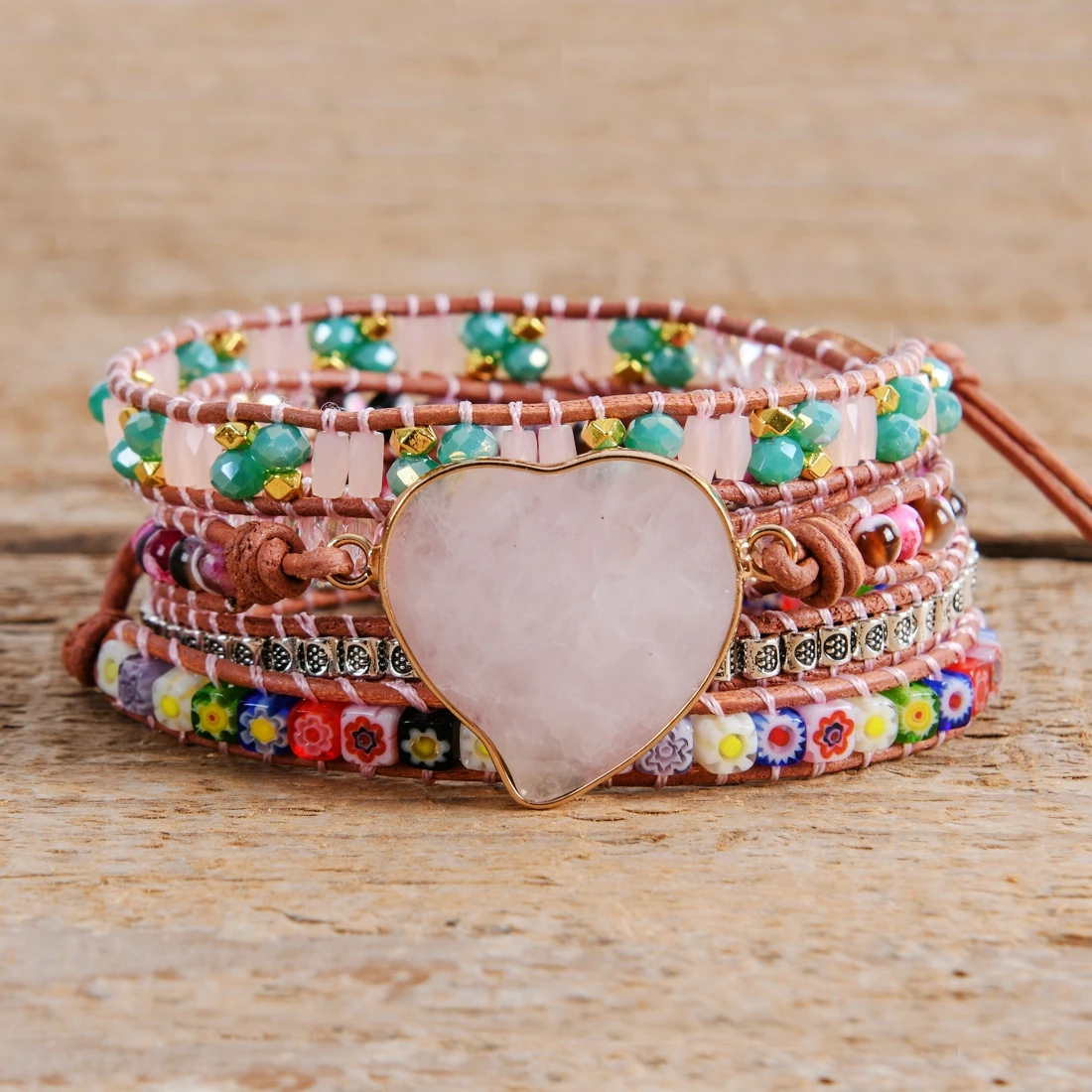 Pink Wrap Bracelet light Pink Suede Gemstone Double Wrap Bracelet or Choker  Snap Closure Womens Ladies Wrap Bracelet Choker - Etsy