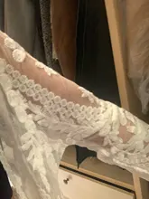 Lace Kimono Swimwear Embroidery Long-Cardigan Beach-Cover-Up Transparent Fitshinling