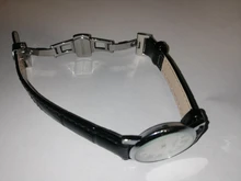 Calfskin-Correa de reloj de cuero de vaca genuino, pulsera de correa de reloj, hebilla de mariposa de repuesto, 12mm-24mm