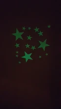 Pegatinas de pared brillantes en la oscuridad, 435 Uds., punto de estrella de Luna luminosa, pegatinas de pared fluorescente, decoración ambiental