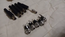 Fuente de alimentación de 5,5mm x 2,1mm, 5,5x2,1 CC, Conector de clavija + adaptador de Terminal de montaje de Panel de Metal hembra, enchufe, conectores DC