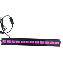 10X Лот 36 Вт черный УФ светодиодный настенный светильник 12*3 Вт Светодиодный УФ настенный светильник DJ Club Bar KTV светильник Дискотека Сценический светильник ing