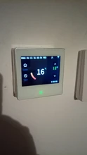 AVATTO-termostato inteligente con WiFi, controlador de temperatura de calefacción con pantalla táctil LED Celsius/fahrenheed, funciona con Alexa y Google Home