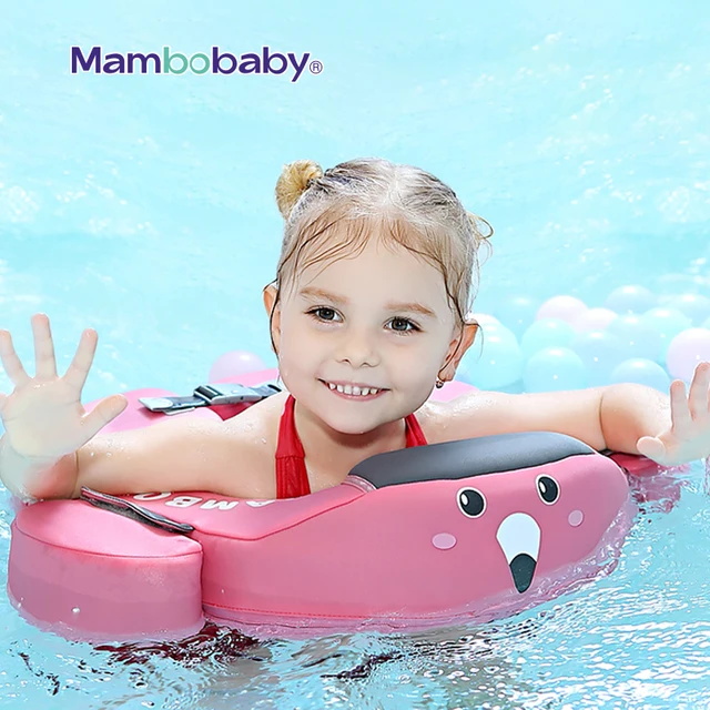 Mambobaby Solid Non-inflatable Newborn Baby Waist Float Lying Swimming Ring Pool Toys Swim Ring Swim Trainer For Infant Swimmers 1