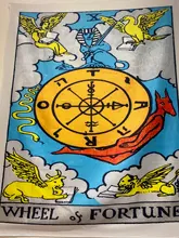 Tapiz de Tarot de Mandala para colgar en la pared, tapices de cambio de fase lunar, decoración de dormitorio, colcha, cubierta de sol, Luna, decoración de pared, 95x73cm