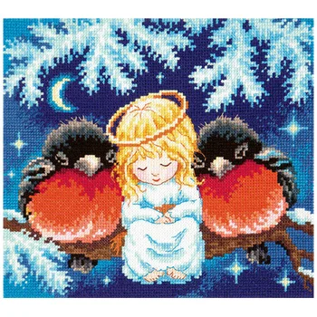 

35-25 set for embroidery wonderful needle 'spiritual teplota' 21*18 cm