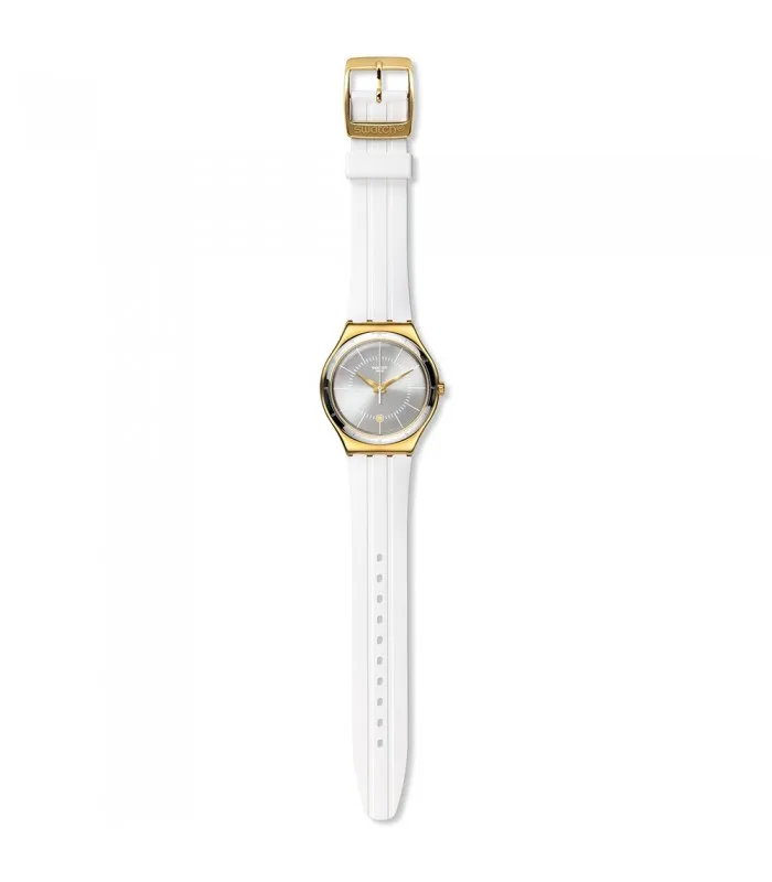 Часы Swatch NEW IRONY BIG WHITELINER ONLY TIME 41 мм YWG401
