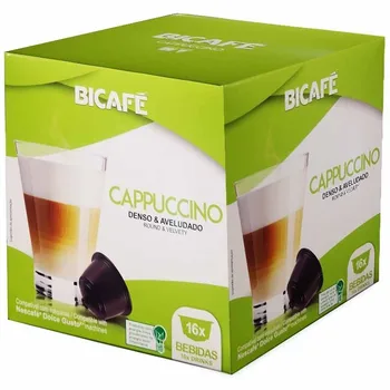 

CAPPUCCINO, 16 BICAFÉ capsules compatible Dolce Gusto