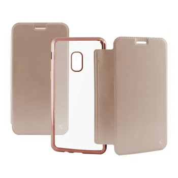 

Folio Mobile Phone Case Galaxy J7 2017 Metal Rose gold