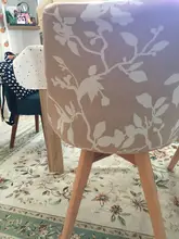 Chair-Cover Armless-Shell Mid-Century Home Banquet Printed for Diamond Plaid 1/2/4/6pcs