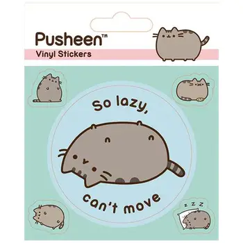 

Pusheen - Lazy (set stickers 12,5x10 Cm)PYRAMID2.46