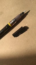 ZIG cepillo Kuretake Bolígrafos recargables caricaturista plumas científica pincel de caligrafía cómico negro dibujo Scriptliner Japón