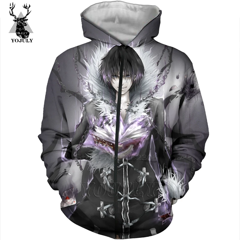 3d принт Аниме Охотник х Охотник толстовки Мода off white мужские толстовки Харадзюку хип хоп Уличная одежда Топы L13