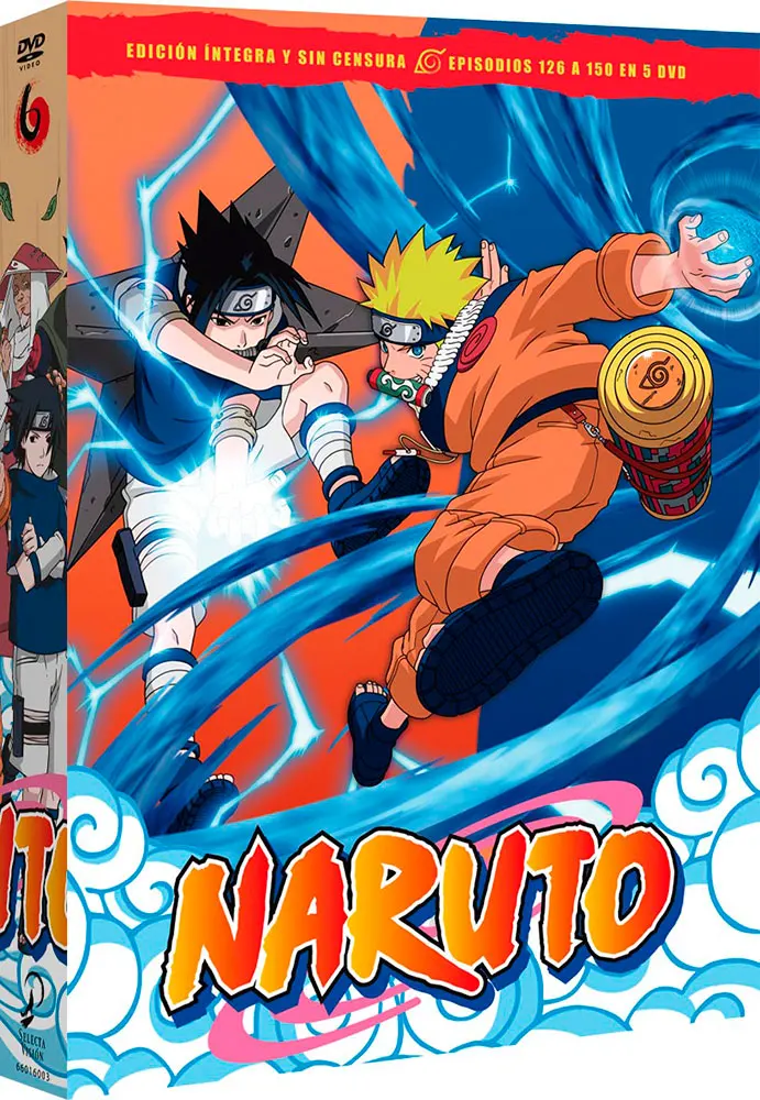 Naruto box 6 episodes 126 to 150 - DVD | Электроника