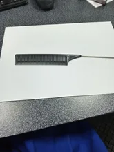 Peine fino de plástico resistente al calor para realzar el cabello, peine de estilismo de salón, peine de tinte separado para peluquería