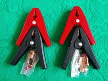 Alligator-Clip Electrical-Clips-Clamps Car-Battery Crocodile 100A Durable Insulated Red