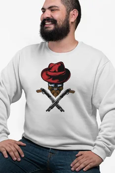 

Angemiel Wear Red Hat Rebel White Men 'S Sweatshirt