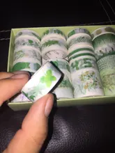 20 Pcs conjunto de cintas Washi pegatinas con diseño del océano Scrapbooking Retro protectora lavado cintas flor Washitape Fita Adesiva Adhesiva Decorativa