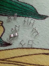 Pendiente de cartílago falso para mujeres y hombres, Clips de oreja sin Piercing, de hojas doradas, joyería, regalos al por mayor