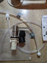 Soap-Dispenser Soap-Bottle Kitchen-Sink-And-Tube-Kit Brushed-Nickel No-More-Refills 