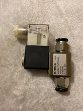 2V025-08 normalmente cerrado 12V 12V 24V 220V 1/4 BSP 2 2 posición de válvula solenoide de aire 2V025-08 Válvula de Control neumática